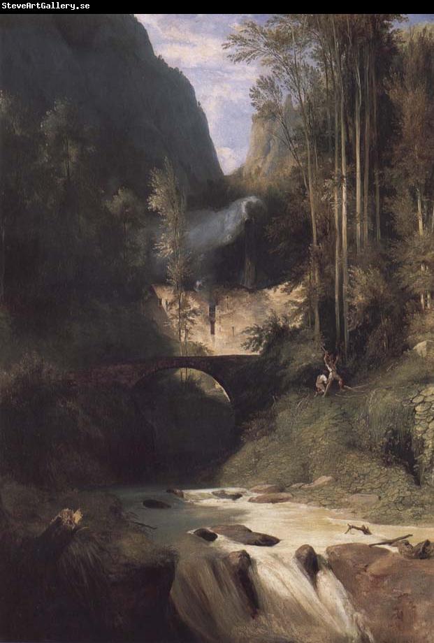 Carl Blechen Gorge near Amalfi